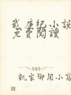 武庚纪小说全文免费阅读封面