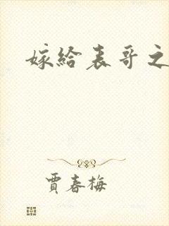 嫁给表哥之后封面