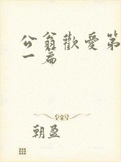 公翁欢爱第三十一篇