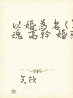 以婚为名 (军魂 高干 婚恋)