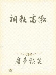 调教高傲