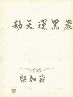 劫天运黑岩