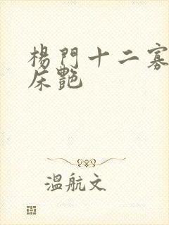杨门十二寡妇肉床艳