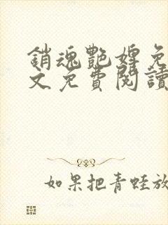销魂艳婢免费全文免费阅读