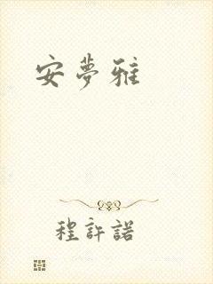 安梦雅封面