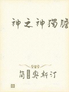 神之神独胆王封面