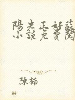 阳光正好苏玥玥小说免费阅读无弹窗封面