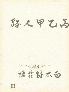 路人甲乙丙丁