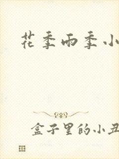 花季雨季小说