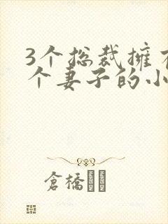 3个总裁拥有一个妻子的小说