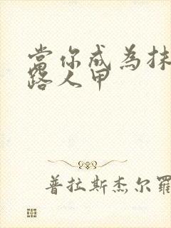 当你成为抹布文路人甲