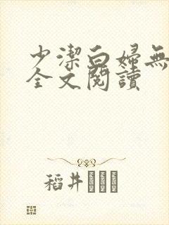 少洁白妇无删减全文阅读