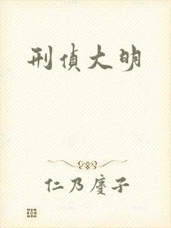 刑侦大明