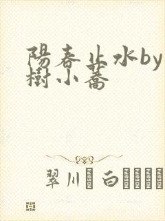 阳春止水by烟树小荞封面