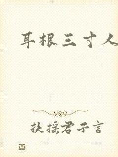 耳根三寸人间