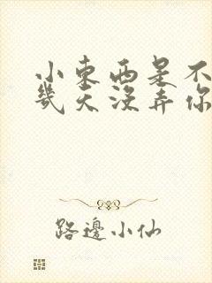 小东西是不是好几天没弄你了
