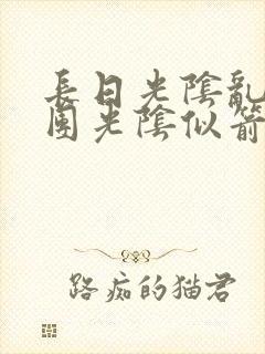长日光阴乱作一团光阴似箭时渺