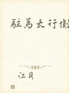 驻马太行侧