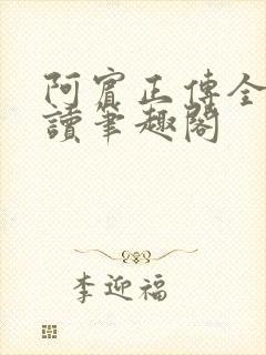 阿宾正传全文阅读笔趣阁