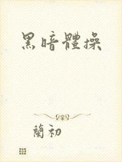 黑暗体操封面