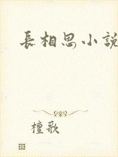 长相思小说原著封面