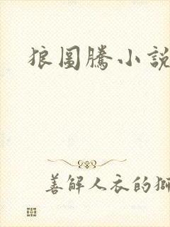 狼图腾小说