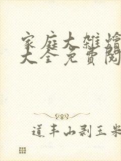 家庭大杂烩小说大全免费阅读