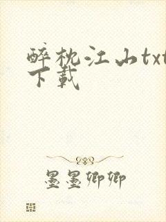 醉枕江山txt下载