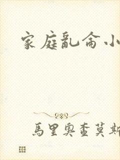 家庭乱仑小说