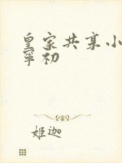 皇家共享小公主宁初