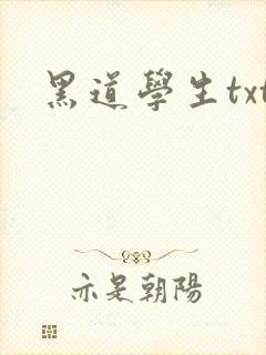 黑道学生txt