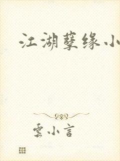 江湖孽缘小说封面
