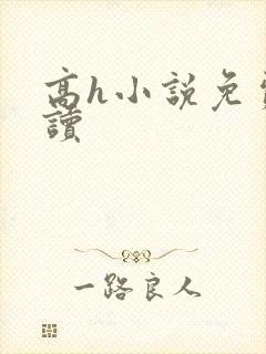 高h小说免费阅读