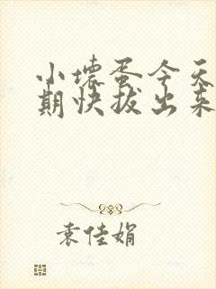 小坏蛋今天危险期快拔出来封面