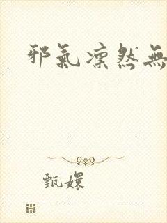 邪气凛然无弹窗