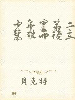 少年宾第二部珏慧破而后立