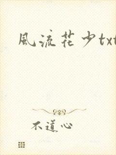 风流花少txt