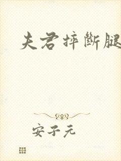 夫君摔断腿后封面