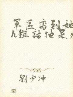 军区脔到她哭hh粗话他是疯批