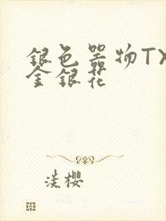 银色器物TXL金银花封面