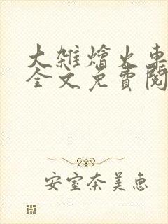 大杂烩火车小说全文免费阅读封面