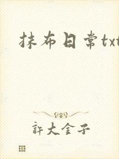 抹布日常txt