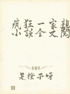疯狂一家亲陈雪小说全文阅读封面