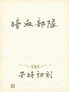 暗血部队封面