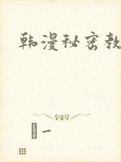 韩漫秘密教学