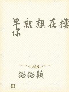早就想在楼梯要你