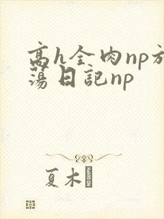 高h全肉np放荡日记np