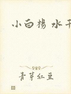 小白杨 水千丞
