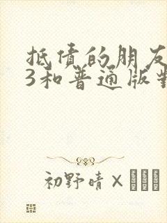 抵债的朋友麦子3和普通版对比