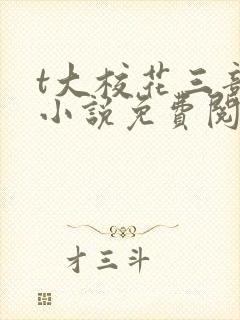 t大校花三部曲小说免费阅读全文